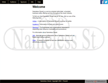 Tablet Screenshot of namelessstreet.com
